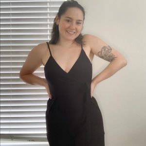 Stretchy Black Jumpsuit